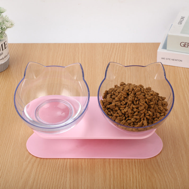 New Inclined Food Cat Single Pet Bowl