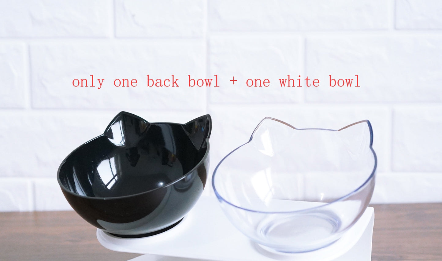 New Inclined Food Cat Single Pet Bowl