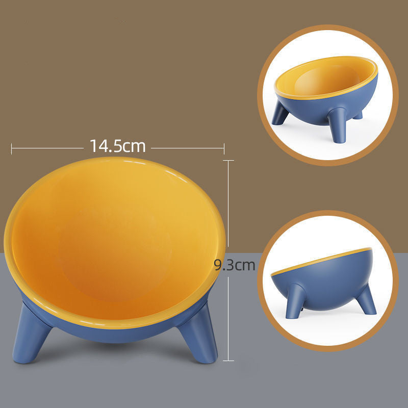 Cat Dog Bowl With Stand Pet Feeding Food