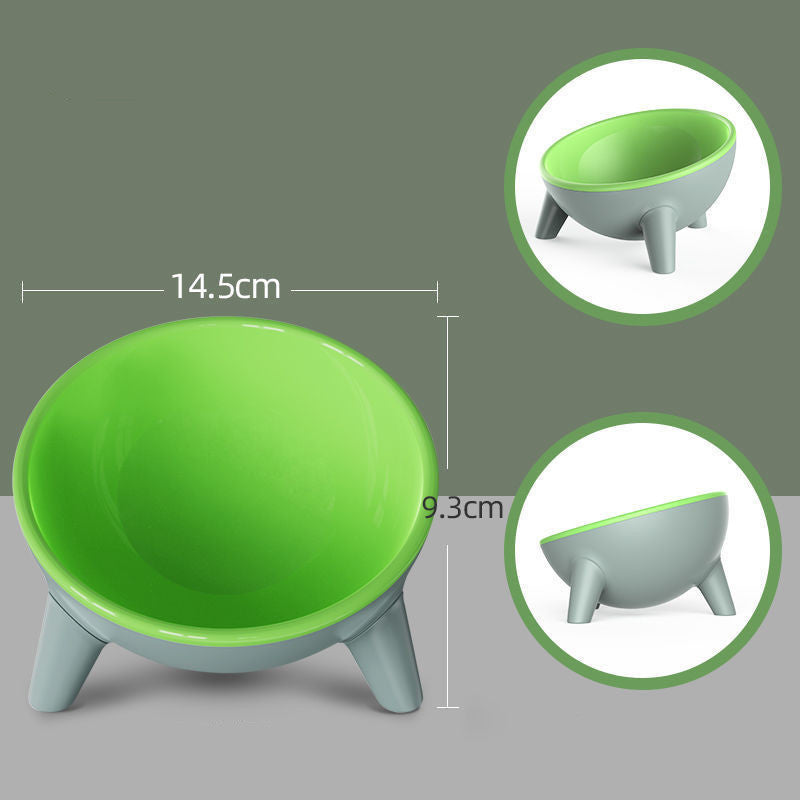 Cat Dog Bowl With Stand Pet Feeding Food