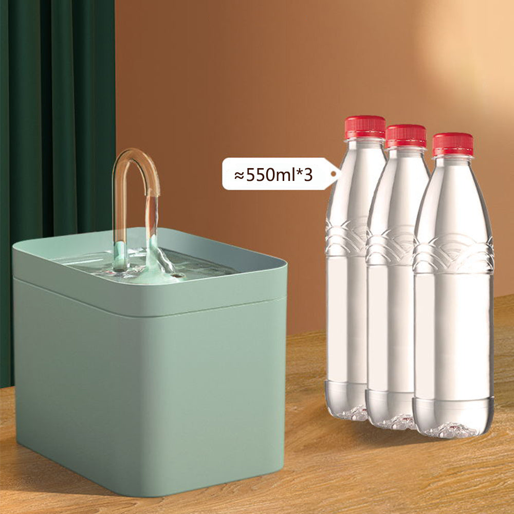 Automatic Cat Water Fountain Auto Filter USB