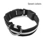 LED Dog Collar for Night Safety – USB Rechargeable Nylon Light-Up Pet Collar