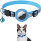Reflective Waterproof Dog Collar with AirTag Holder Case – Durable & Adjustable Pet Tracker Collar