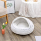 2 In 1 Dog And Cat Bed Pet Winter Bed Round