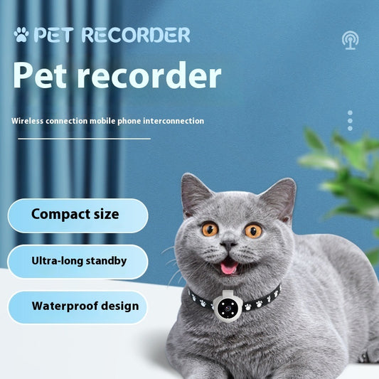 Smart Pet Tracker Collar – GPS & Activity Recorder for Dogs and Cats