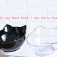 New Inclined Food Cat Single Pet Bowl