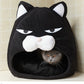 Cat House Bed with Litter Mat – Cozy Sleeping Nest for Cats & Kittens, Soft Washable Pet Bed