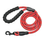 Reflective Nylon Dog Leash – Durable Pet Walking Rope for Small, Medium & Large Dogs