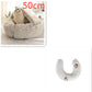 2 In 1 Dog And Cat Bed Pet Winter Bed Round