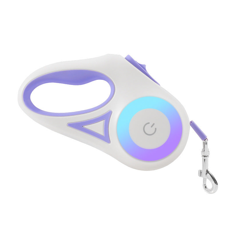Retractable Dog Leash with Adjustable Collar – Heavy Duty Pet Walking Lead for Small, Medium & Large Dogs