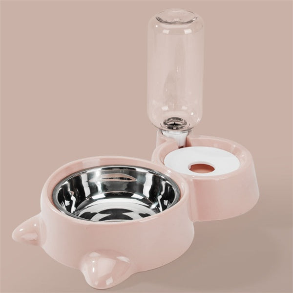 Dog bowl automatic water refill bowl