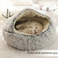 2 In 1 Dog And Cat Bed Pet Winter Bed Round