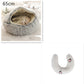 2 In 1 Dog And Cat Bed Pet Winter Bed Round