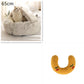 2 In 1 Dog And Cat Bed Pet Winter Bed Round