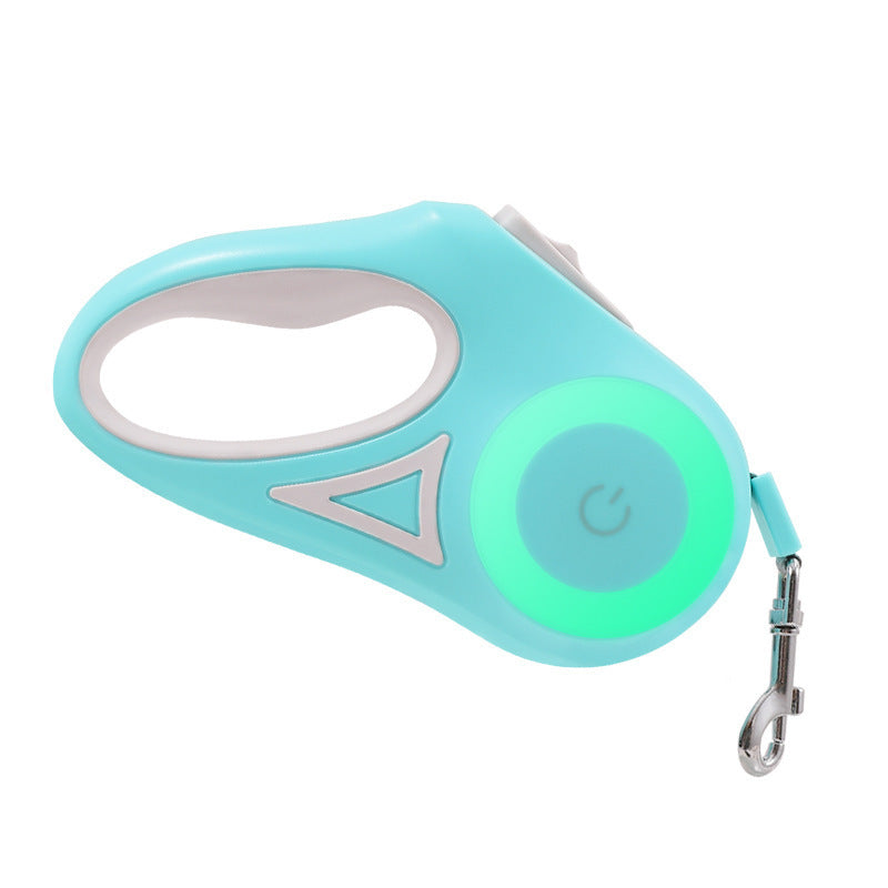 Retractable Dog Leash with Adjustable Collar – Heavy Duty Pet Walking Lead for Small, Medium & Large Dogs