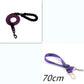 Reflective Nylon Dog Leash – Durable Pet Walking Rope for Small, Medium & Large Dogs