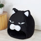 Cat House Bed with Litter Mat – Cozy Sleeping Nest for Cats & Kittens, Soft Washable Pet Bed