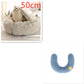 2 In 1 Dog And Cat Bed Pet Winter Bed Round