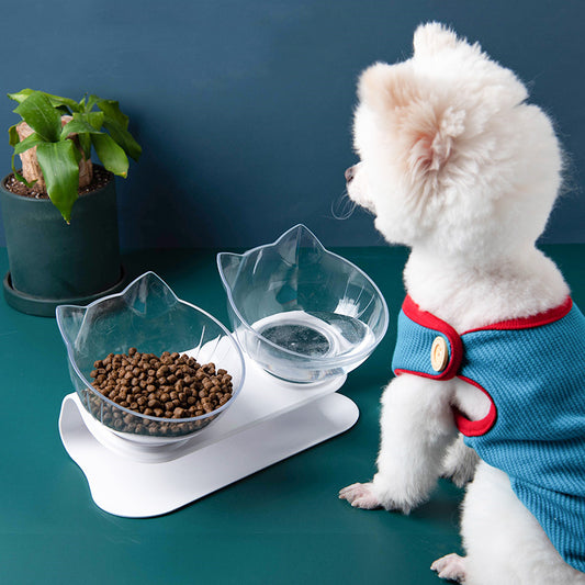 New Inclined Food Cat Single Pet Bowl