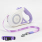 Retractable Dog Leash with Adjustable Collar – Heavy Duty Pet Walking Lead for Small, Medium & Large Dogs