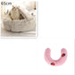 2 In 1 Dog And Cat Bed Pet Winter Bed Round