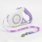 Retractable Dog Leash with Adjustable Collar – Heavy Duty Pet Walking Lead for Small, Medium & Large Dogs
