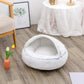 2 In 1 Dog And Cat Bed Pet Winter Bed Round