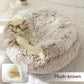 2 In 1 Dog And Cat Bed Pet Winter Bed Round